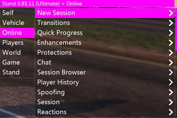 Stand GTA Online session